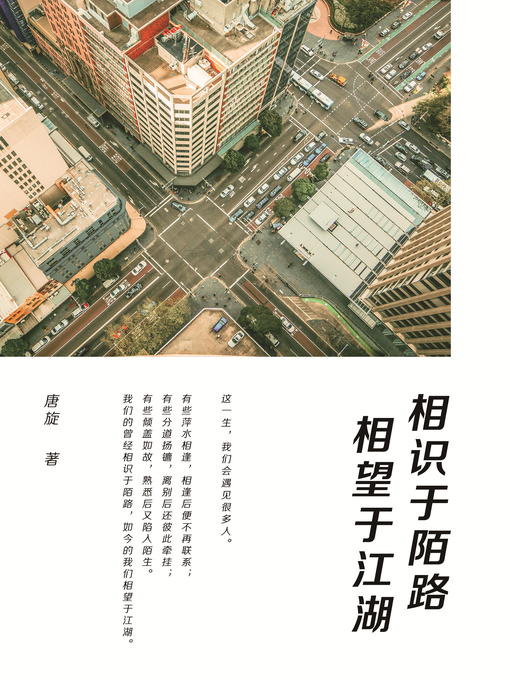 Cover image for 相识于陌路，相望于江湖